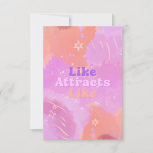 Lockande Motivationsinspirerande Rosa Tack Kort