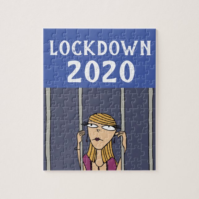 LOCKDOWN 2020 PANDEMIC JIGSAW PUZZLE PUSSEL (Vertikal)