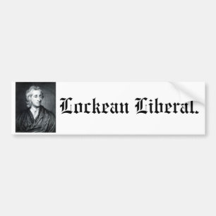 Lockean liberal personbildekal bildekal