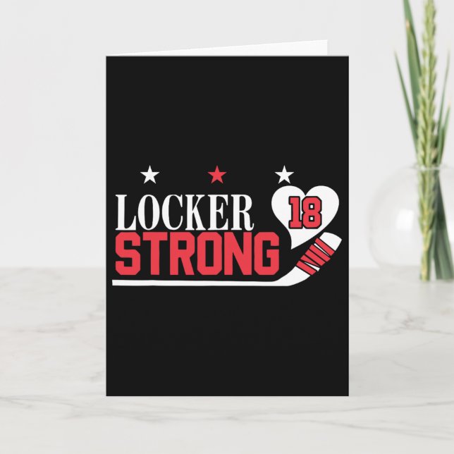 Locker Strong 18 Hockey  Kort (Framsida)