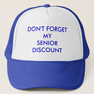 LOCKET BLÅTT, GÖR INTE FORGETMYSENIORDISCOUNT KEPS
