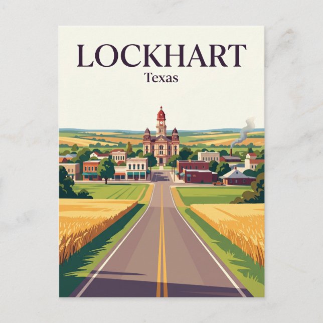 Lockhart USA Vykort (Framsida)