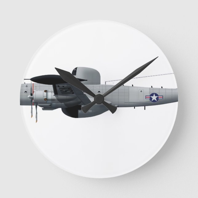 Lockheed EC-121 varningsstjärna "trippelmynt ", Rund Klocka (Framsida)