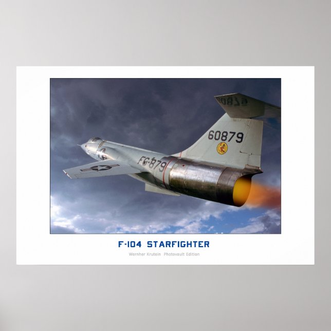 Lockheed F-104 Starfighter Poster (Framsidan)