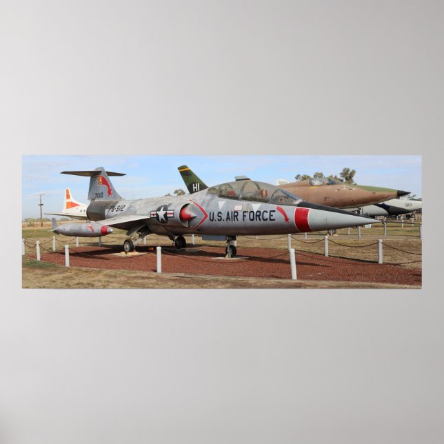 Lockheed F-104 Starfighter Poster (Framsidan)