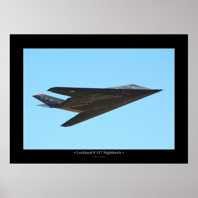 Lockheed F-117 Nighthawk Poster (Framsidan)
