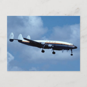 Lockheed L-1049 Toppen Constellation AMSA Vykort