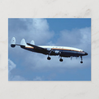 Lockheed L-1049 Toppen Constellation AMSA Vykort