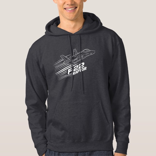 Lockheed Martin F-22 Raptor Hoodie (Framsida)