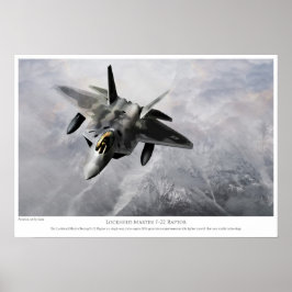 Lockheed Martin F-22 Raptor Poster