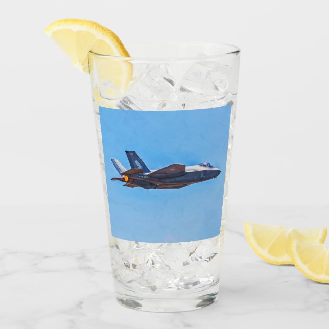 Lockheed Martin F-35A Lightning II Glass Glaskopp (Framsida Ice)