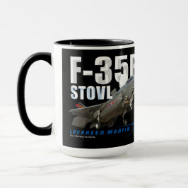 Lockheed Martin F-35B Blixt II Stealth Fighter Mugg