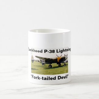 Lockheed P-38 blixt Kaffemugg
