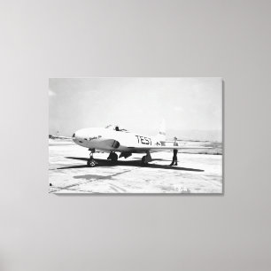 Lockheed P-80A flygplan Canvastryck