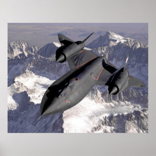 Lockheed Sr-71 Blackbird Poster