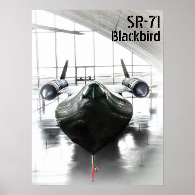 Lockheed SR-71 Blackbird Poster (Framsidan)