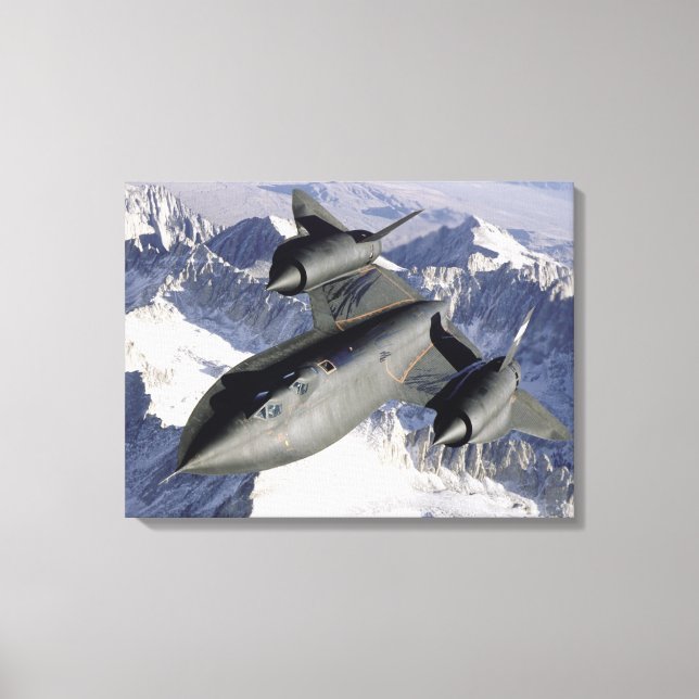 Lockheed SR-71B Blackbird Canvastryck (Framsida)