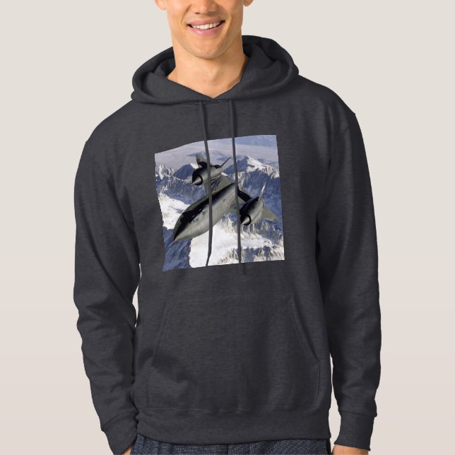 Lockheed SR-71B Blackbird Hoodie (Framsida)