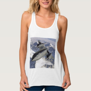 Lockheed SR-71B Blackbird Linne Med Racerback