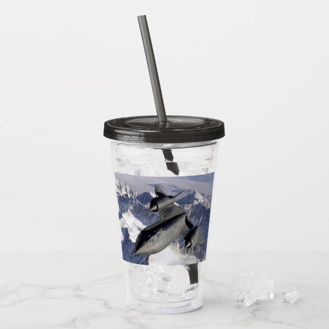 Lockheed SR-71B Blackbird Take Away Mugg (Framsida Ice)
