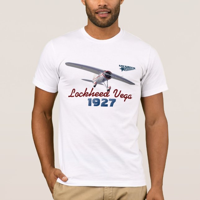 Lockheed Vega 1927 T-shirt (Framsida)