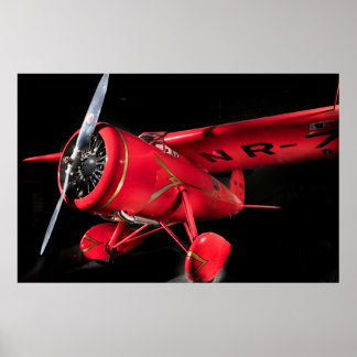 Lockheed Vega 5B, Amelia Earhart Kanvastryck Poster