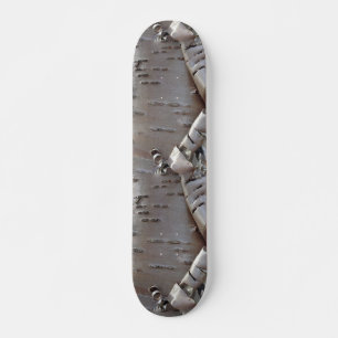 Lockig Björkbark Träd Rustik Mini Skateboard Bräda 18,5 Cm