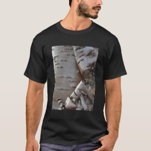 Lockig Björkbark Träd Rustik T Shirt