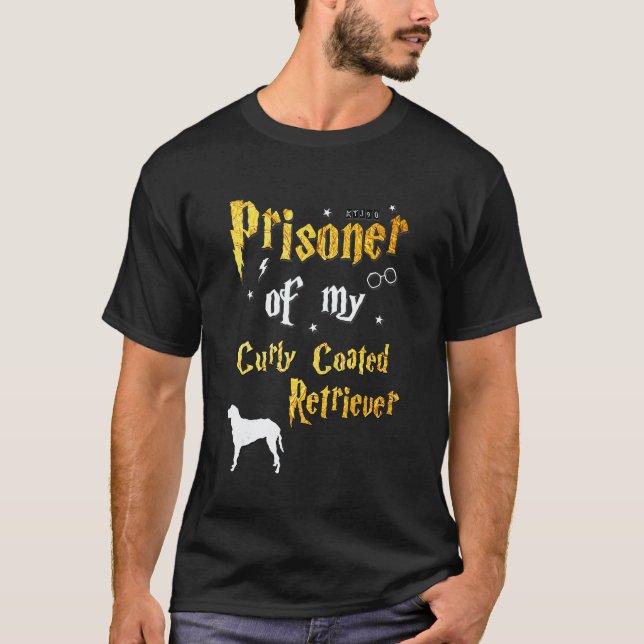 Lockig retriever  Lockig retriever T Shirt (Framsida)