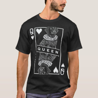 Lockig retriever Queen Of Hearts Hund T Shirt