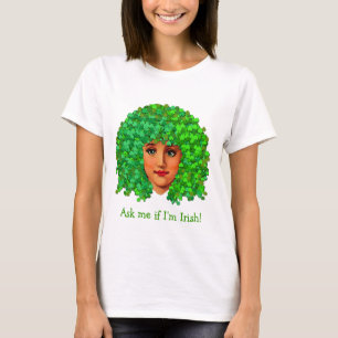 Lockig Shamrockflicka T Shirt