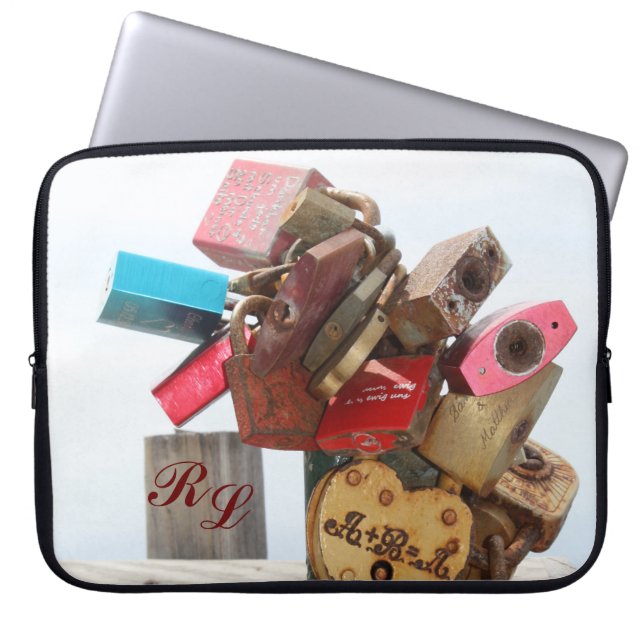 Locks i Kärlek i Spanien Laptop Fodral (Framsidan)