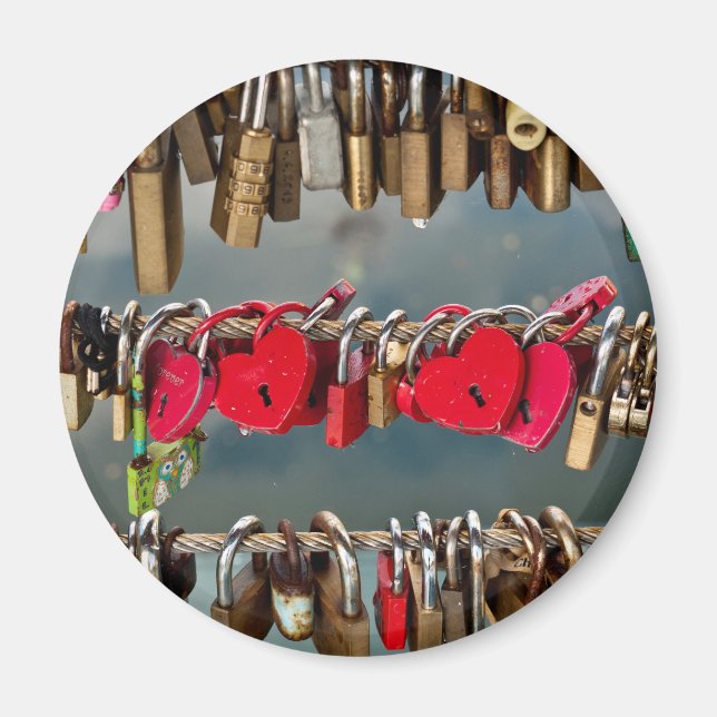 Locks of Kärlek Magnet (Framsidan)