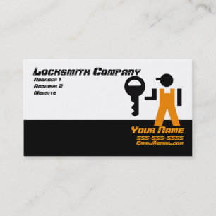 Locksmith-Affärskort Visitkort