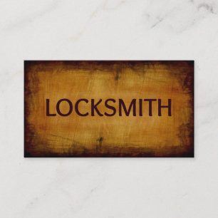 Locksmith Affärskort Visitkort