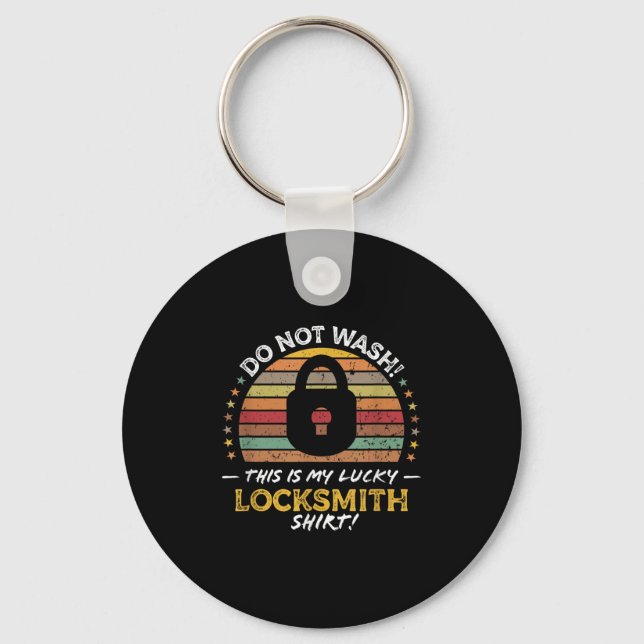 Locksmith Funny Quote, Lock Picker Graphic Nyckelring (Framsida)