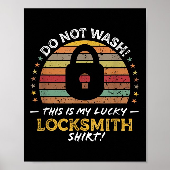 Locksmith Funny Quote, Lock Picker Graphic Poster (Framsidan)