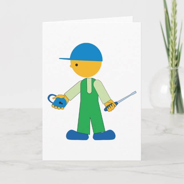 Locksmith Greeting Cards Kort (Framsida)