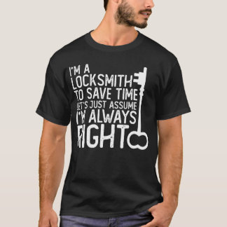 Locksmith Joke Smith Locksmithing Locksport Key T Shirt