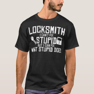 Locksmith Joke Smith Locksmithing Locksport Key T Shirt