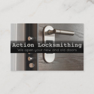 Locksmith Lock och Säkert affärskort Visitkort