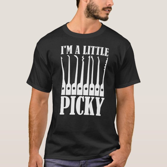 Locksmith Nycklar Locks Picky 7 T Shirt (Framsida)
