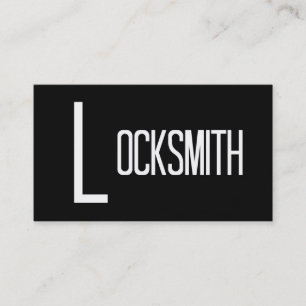 Locksmith Ord Affärskort Visitkort