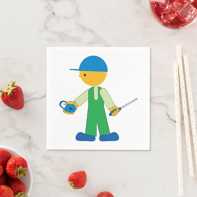 Locksmith Pappra Napkins Pappersservett (Skapare uppladdad)