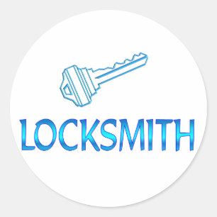 Locksmith Runt Klistermärke