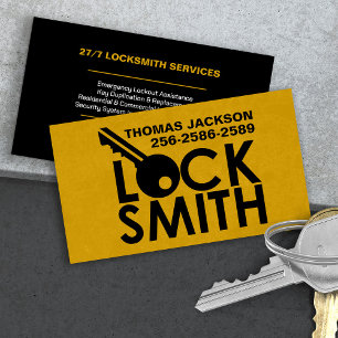 Locksmith Services Visitkort