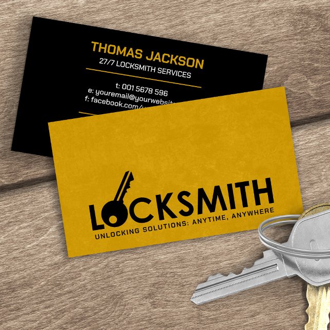 Locksmith Services Visitkort (Skapare uppladdad)