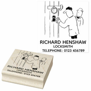 Locksmith Unlocks en kyrkodörr Stämpel