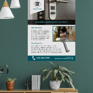 Locksmiths Services-Anpassningsbarna Poster