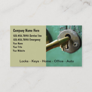 Locksmithvisitkortar Visitkort